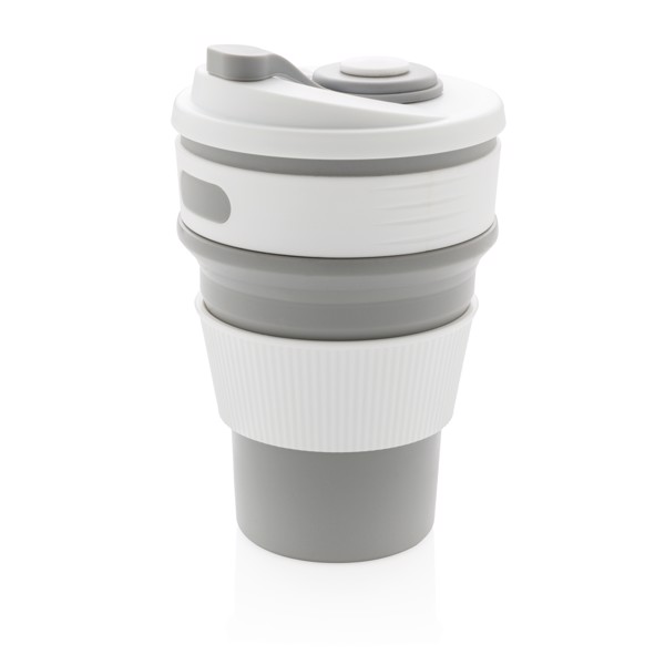 Foldable silicone cup - Grey