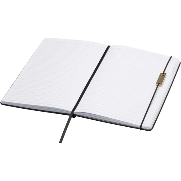 Legato A5 notebook and rollerball pen set (blue ink) - Black