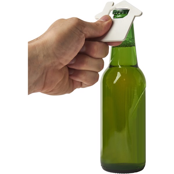 Condo house-shaped bottle opener