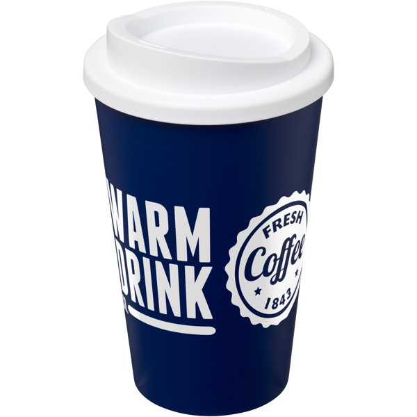Americano® 350 ml insulated tumbler - White / Blue