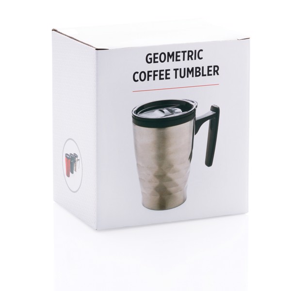 Geometric coffee tumbler