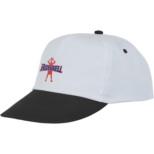 Icarus 5 panel duotone cap - Solid black / White