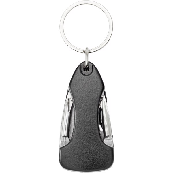 Melvin 7-function multi-tool with keychain