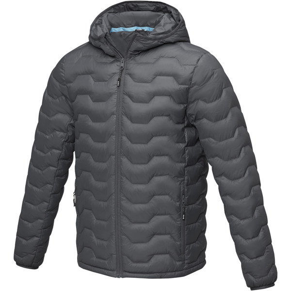 Petalite men's GRS recycled insulated down jacket - Storm Grey / S
