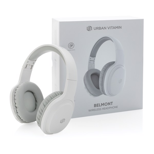 Urban Vitamin Belmont wireless headphone - White