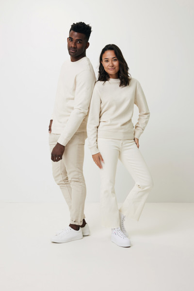 IQONIQ Denali recycled cotton crew neck undyed - Natural Raw / L