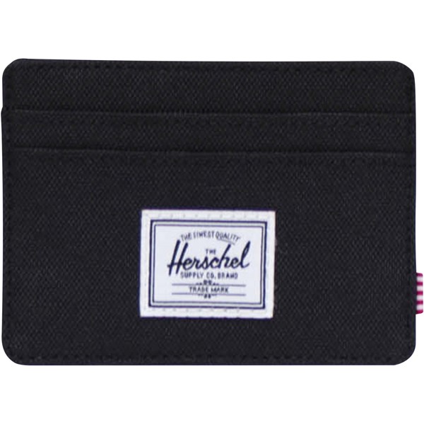 Herschel Charlie recycled RFID card holder - Black