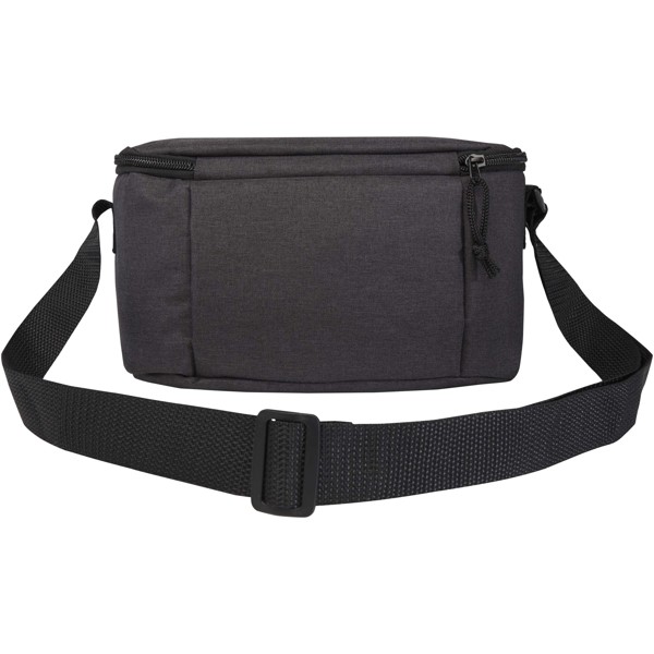 Tundra 6-can GRS RPET cooler bag 5L - Heather Charcoal