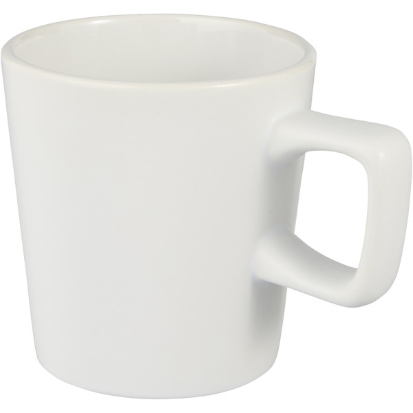 Ross 280 ml ceramic mug - White