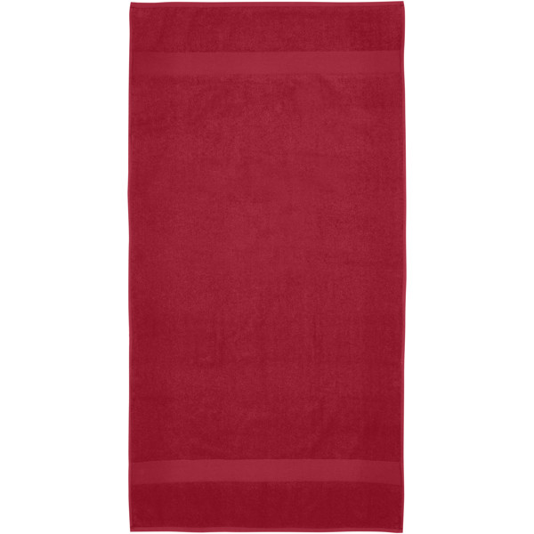 Amelia 450 g/m² cotton towel 70x140 cm - Red