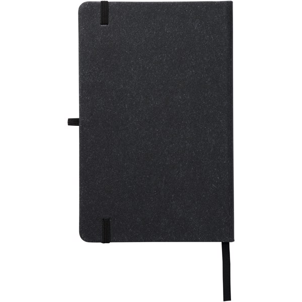 Atlana leather pieces notebook - Black