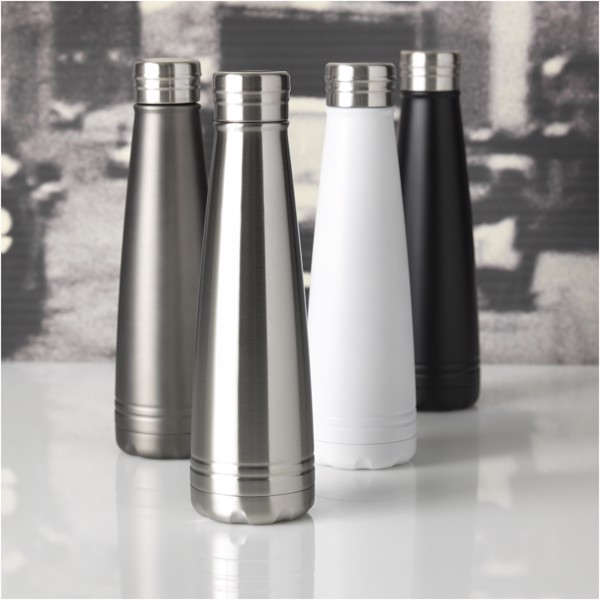 Duke 500 ml copper vacuum insulated water bottle - Silver