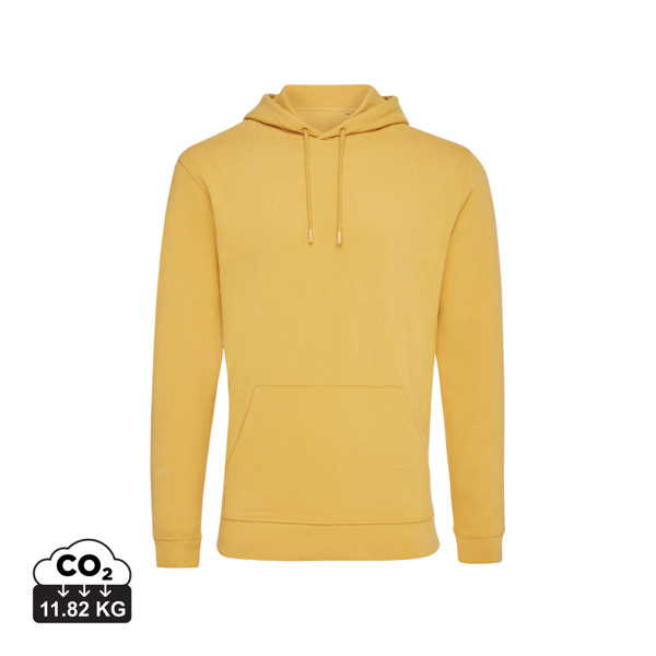 IQONIQ Jasper recycled cotton hoodie - Ochre Yellow / XS