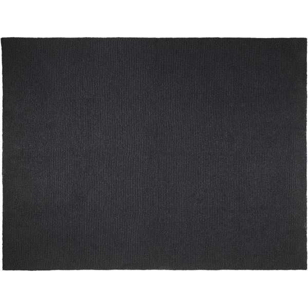 Suzy 150 x 120 cm GRS polyester knitted blanket - Black