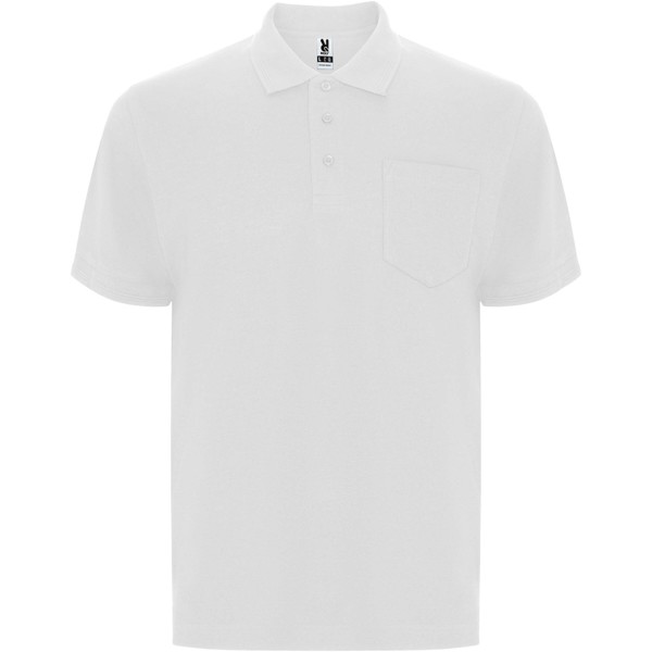 Centauro Premium short sleeve unisex polo - White / L