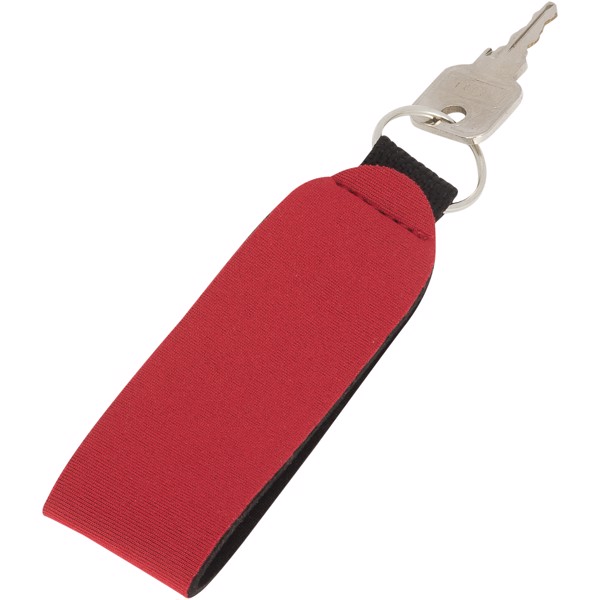 Vacay key tag with split ring - Red