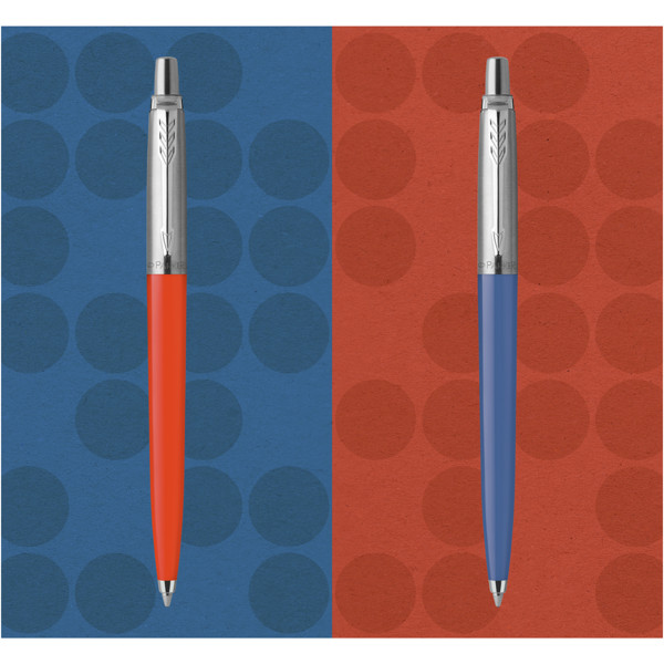 Parker Jotter Cracker Pen gift set (blue ink) - Red