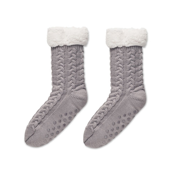 Pair of slipper sock M Canichie - Grey
