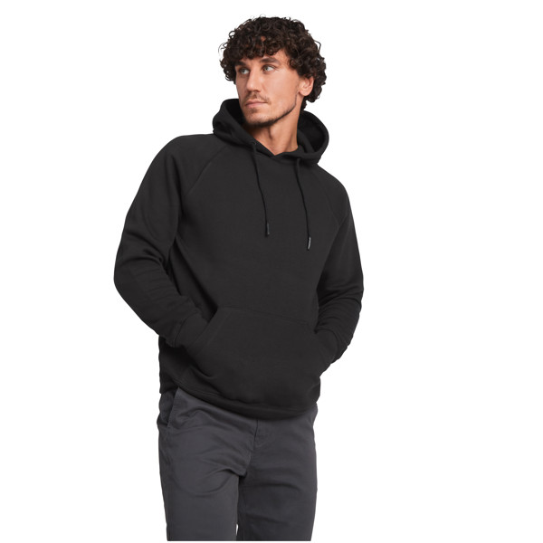 Vinson organic cotton unisex hoodie - Red / roly-M