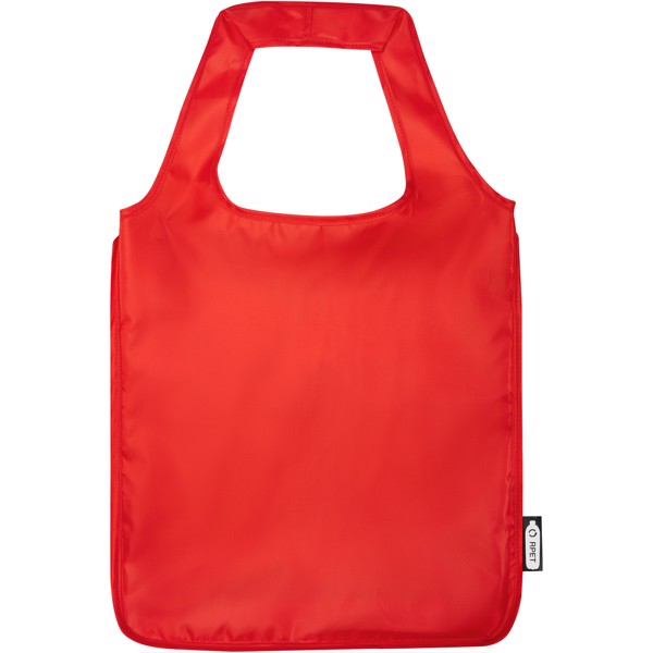Ash RPET large foldable tote bag 14L - Red