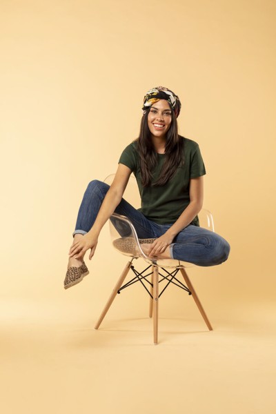 Women Colour T-Shirt "keya" WCS180 - Golden / XL