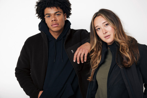 IQONIQ Diran recycled polyester pile fleece jacket - Black / XL