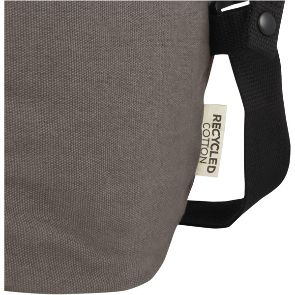 Joey GRS recycled canvas sports duffel bag 25L - Grey