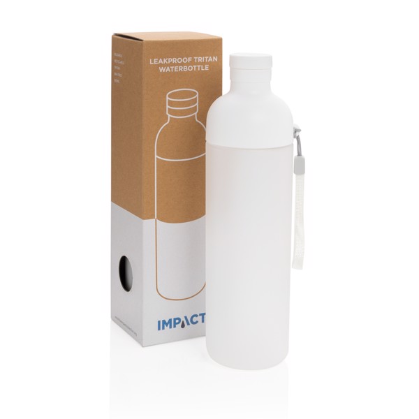 Impact leakproof tritan bottle - White / White