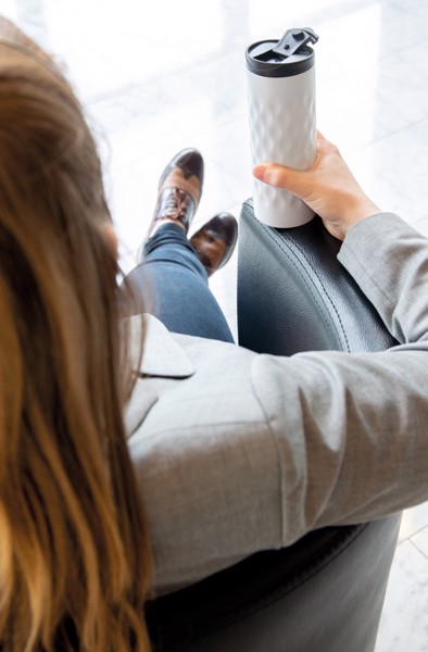 Geometric tumbler - White