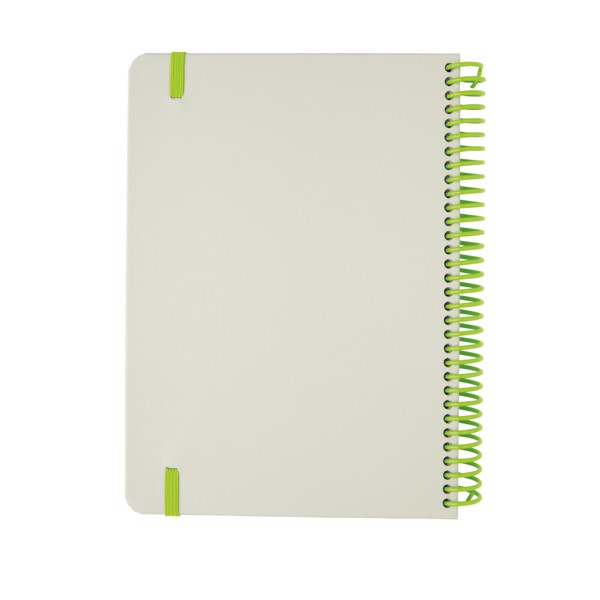 Deluxe A5 notebook with spiral ring