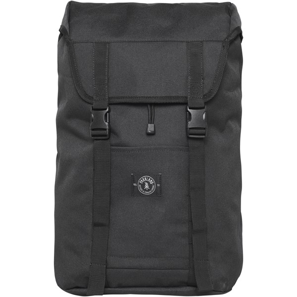 Westport 15" RPET laptop backpack - Solid black