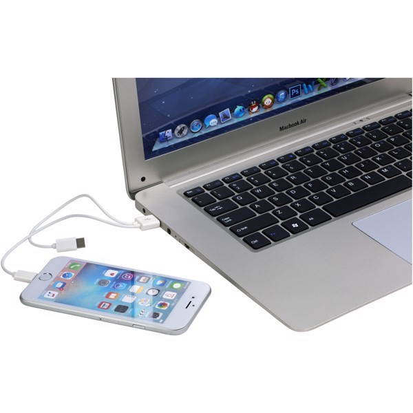 Versa 3-in-1 charging cable in case - White