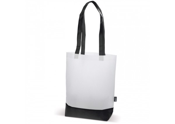 Bag duo-tone non-woven 75g/m² - White / Black