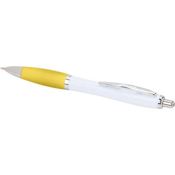 Nash recycled plastic ballpoint pen (black ink) - Yellow