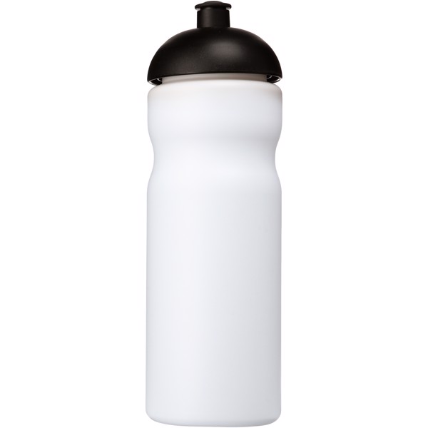 Baseline® Plus 650 ml dome lid sport bottle - White / Solid black
