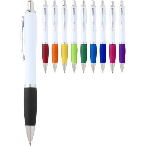 Nash recycled plastic ballpoint pen (black ink) - Red
