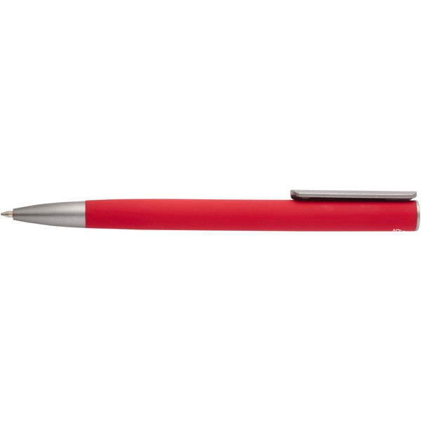 Ziguur recycled aluminium ballpoint pen (black ink) - Red