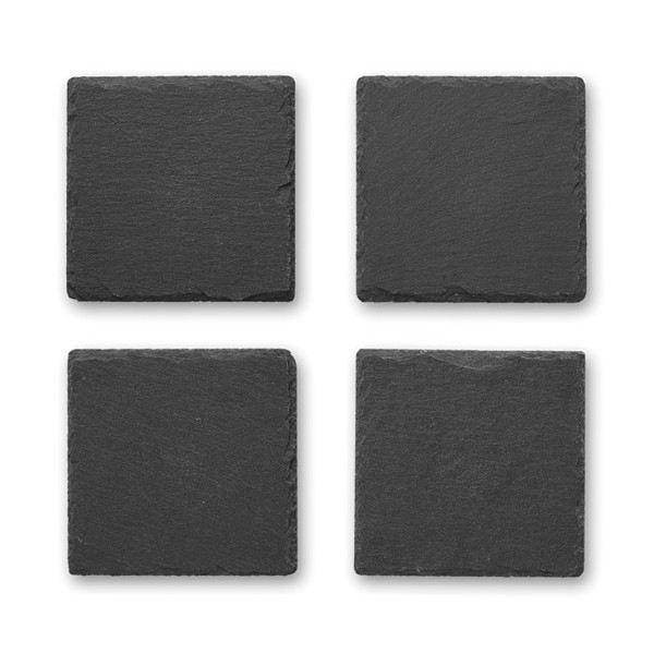 Slate coasters with EVA bottom Slate4