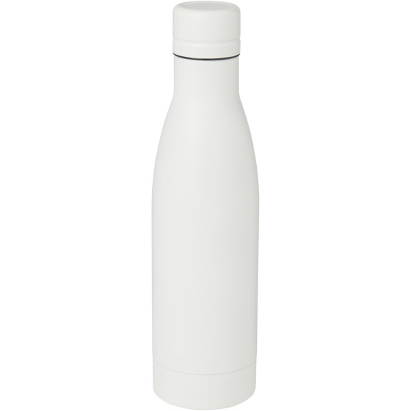 Vasa 500 ml RCS certified recycled stainless steel copper vacuum insulated bottle - White