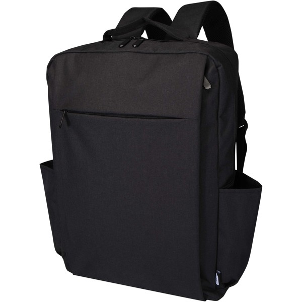 Libra 15” GRS recycled laptop backpack 15L - Heather Charcoal