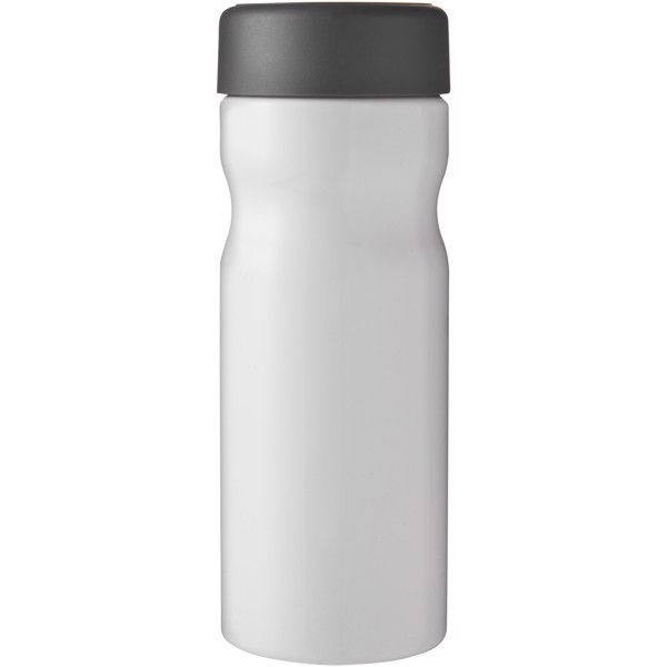 H2O Active® Base 650 ml screw cap water bottle - White / Grey