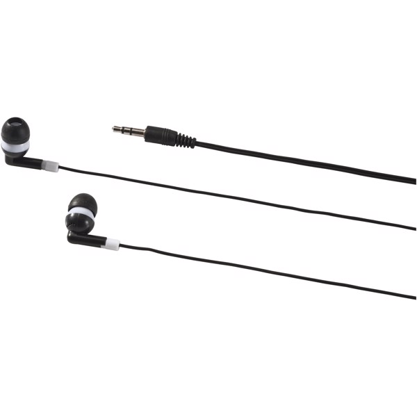 Rebel earbuds - Black / White
