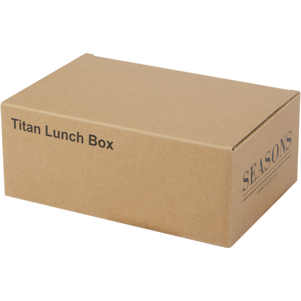 Titan 750 ml recycled stainless steel lunch box
