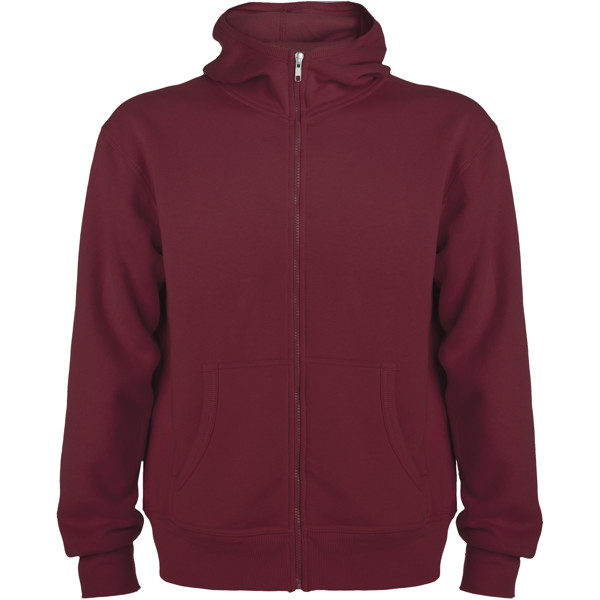 Montblanc unisex full zip hoodie - Garnet / XL