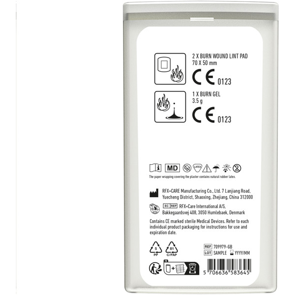 MiniKit Burn First Aid Kit - Transparent White