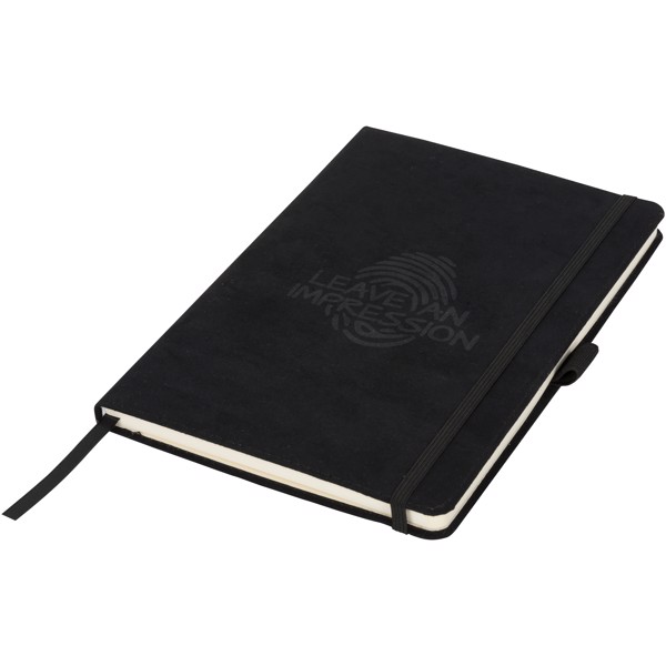 Carbony A5 suede notebook - Solid black