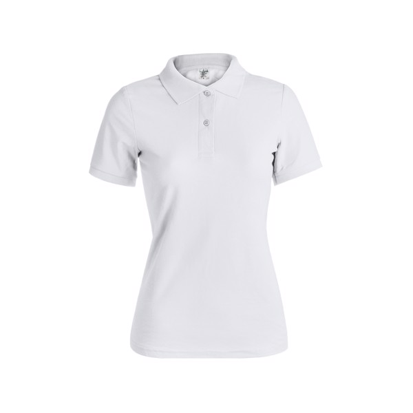 Women White Polo Shirt "keya" WPS180 - White / S