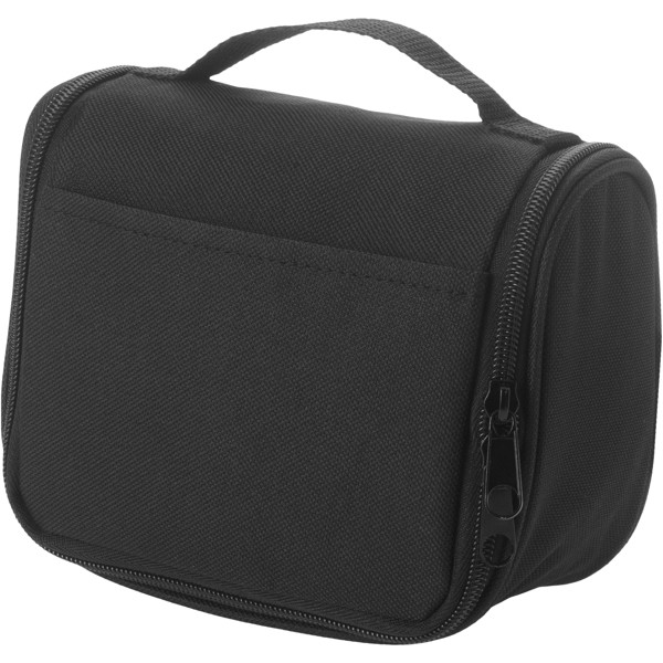 Suite compact toiletry bag with hook
