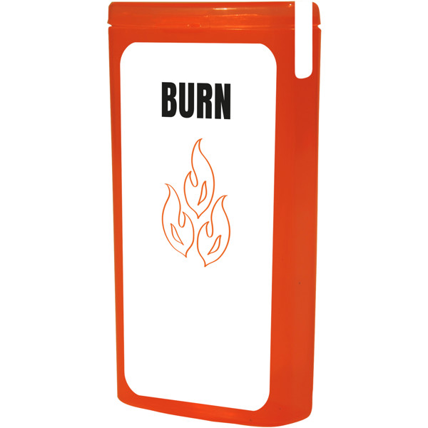 MiniKit Burn First Aid Kit - Transparent Red