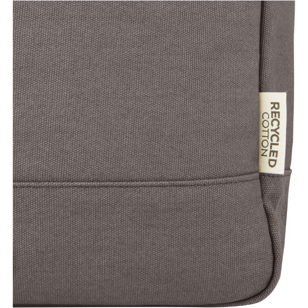 Joey 15” GRS recycled canvas rolltop laptop backpack 15L - Grey